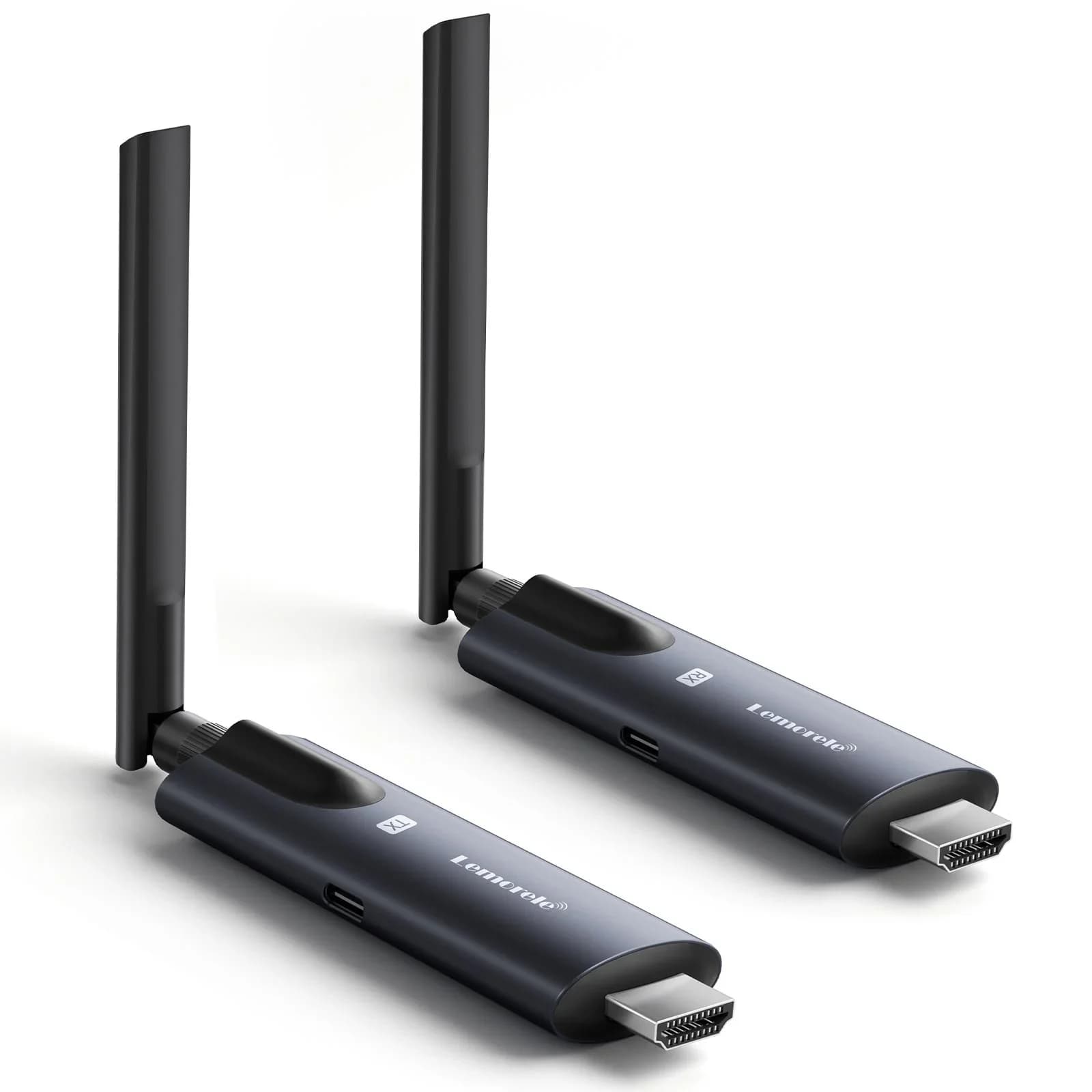 Lemorele 5G: transmisor y receptor HDMI inalámbrico