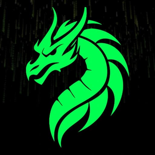 Logo de DragoTerminal: 34 herramientas y 59 juegos en una terminal Matrix