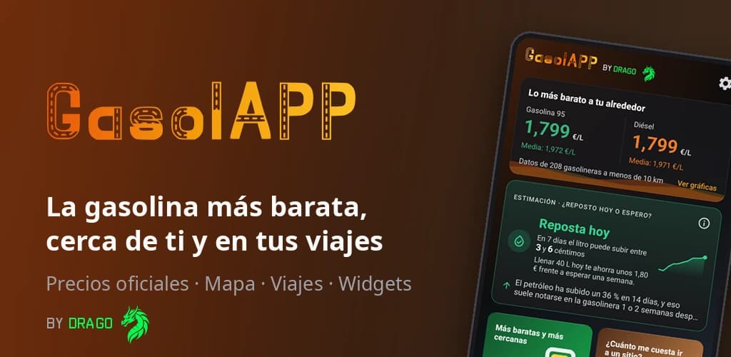 GasolAPP: las gasolineras más baratas de España en tu bolsillo